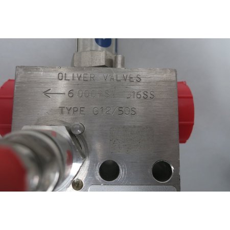 Oliver Npt Stainless 6000Psi 12In Needle Valve G12/50S
